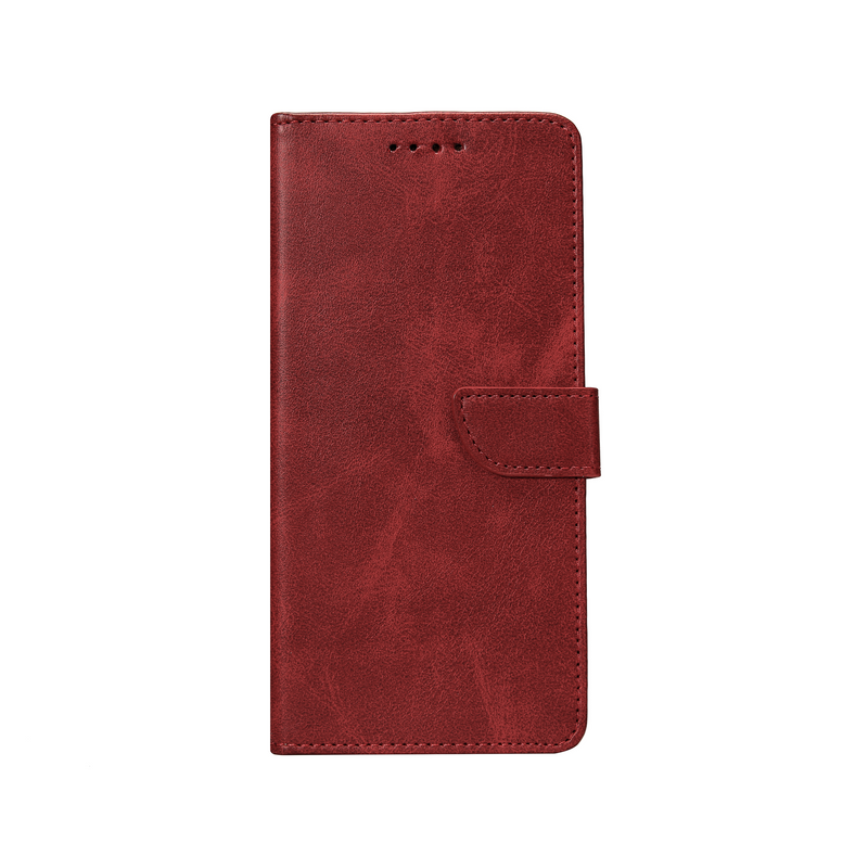 Rixus Bookcase For Samsung Galaxy A53 5G A536B Dark Red