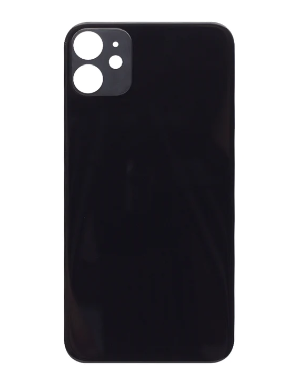 For iPhone 11 Extra Glass Black (Enlarged camera frame)
