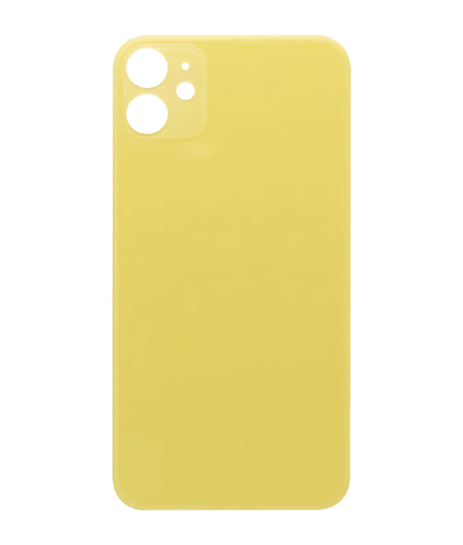 For iPhone 11 Extra Glass Yellow (Enlarged camera frame)