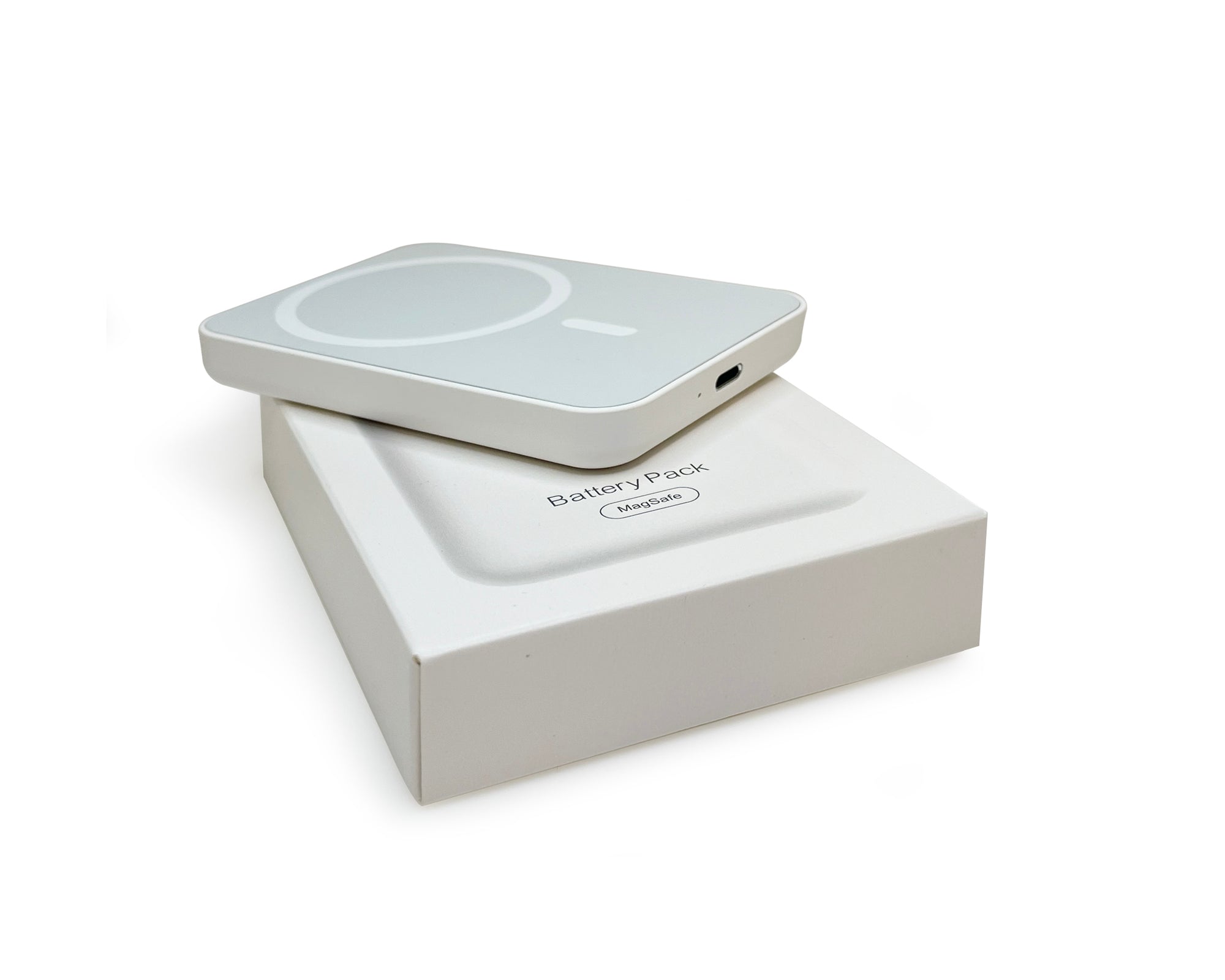 For iPhone 12, 13, 14, 15 Series Battery Pack Magnetic Charging 5W White