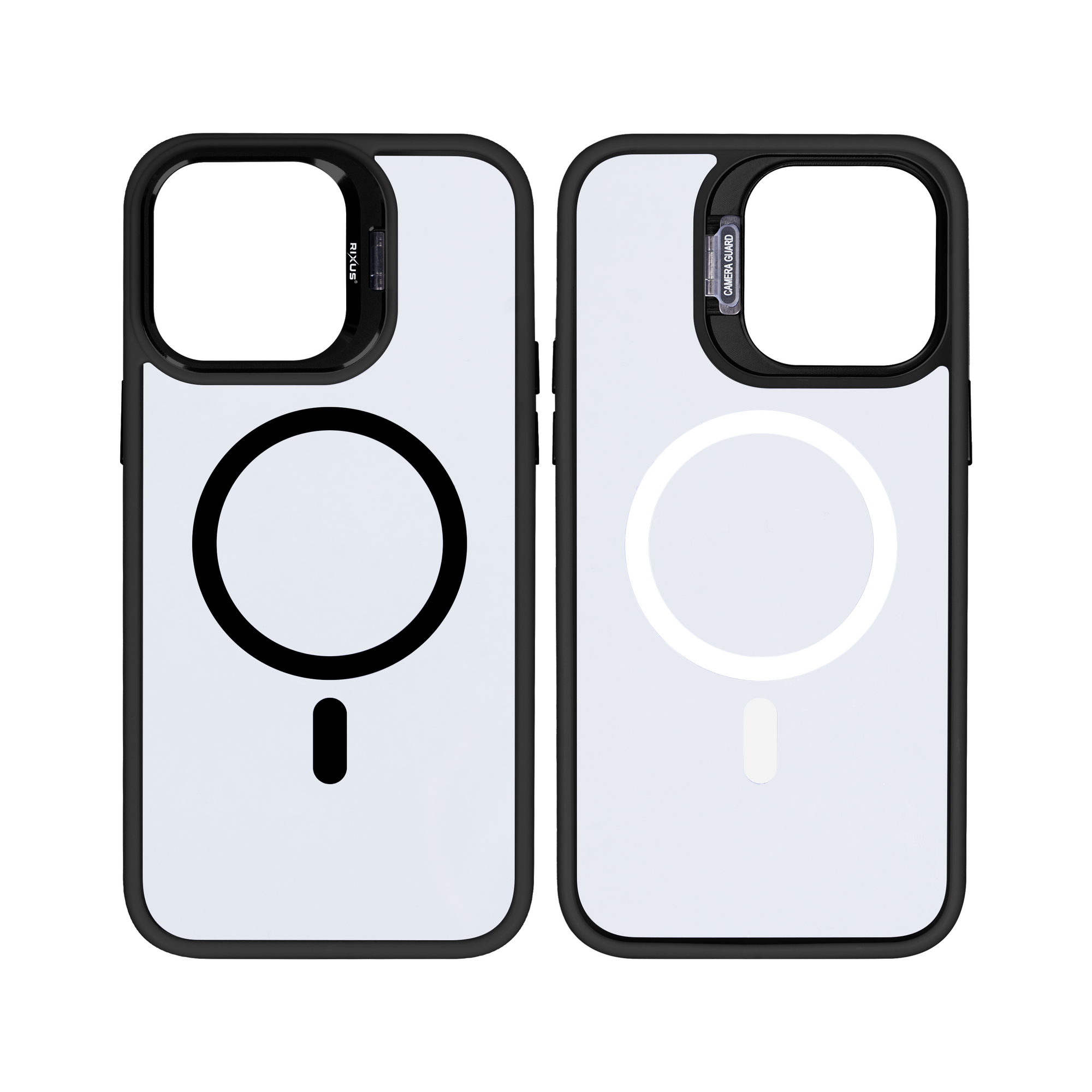 Rixus Classic 03 Case With MagSafe For iPhone 15 Black