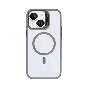 Rixus Classic 03 Case With MagSafe For iPhone 15 Titanium Grey