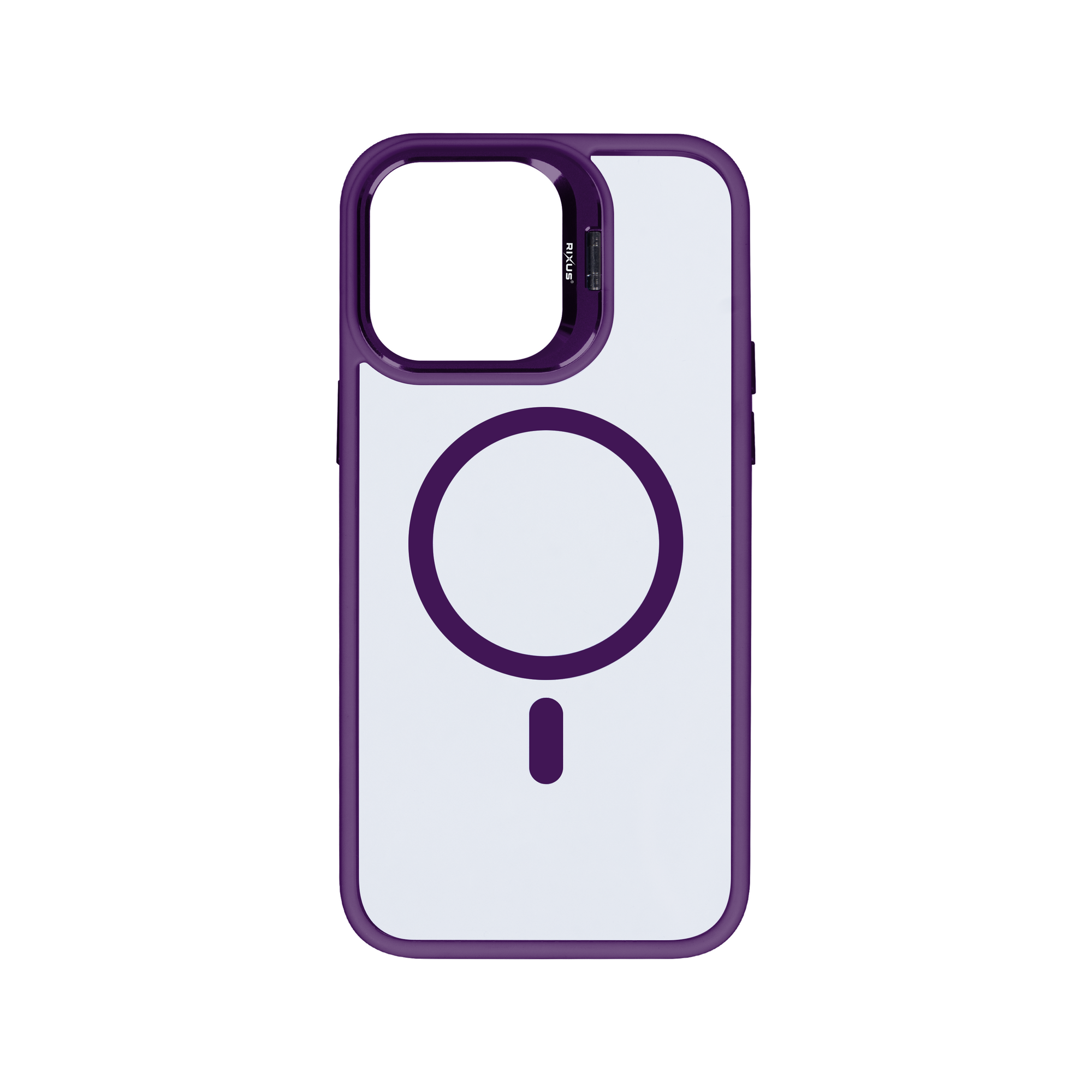 Rixus Classic 03 Case With MagSafe For iPhone 15 Pro Max Deep Purple