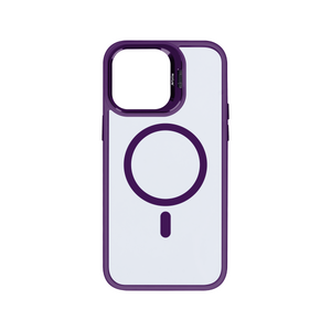 Rixus Classic 03 Case With MagSafe For iPhone 15 Pro Max Deep Purple