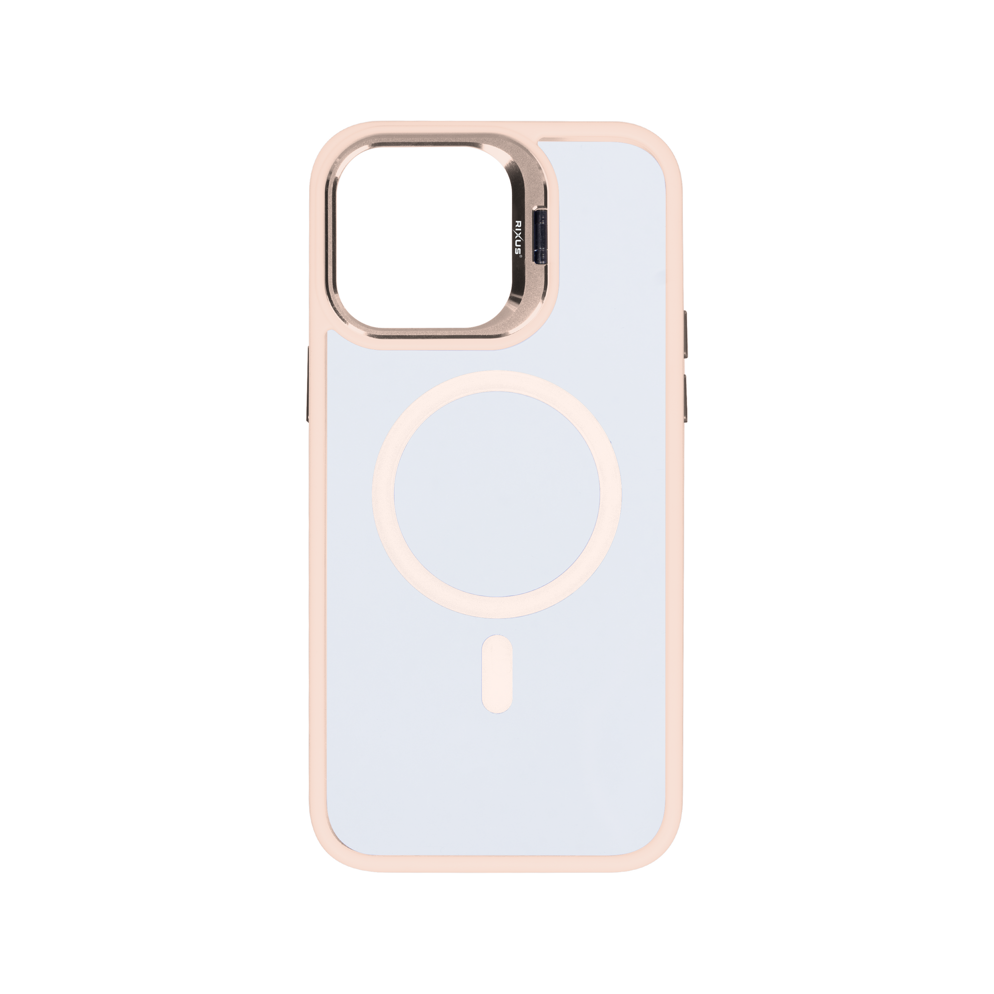 Rixus Classic 03 Case With MagSafe For iPhone 15 Pro Max Light Pink