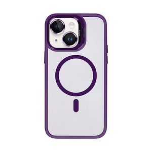 Rixus Classic 03 Case With MagSafe For iPhone 14 Deep Purple