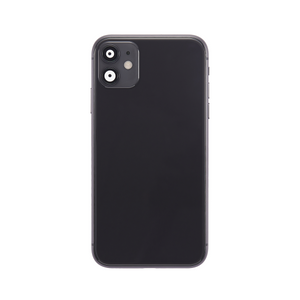 For iPhone 11 Complete Housing Incl. All Small Parts Without Battery and Back Camera (Black)