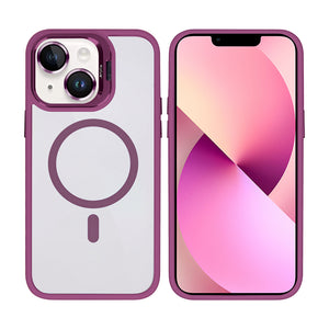 Rixus Classic 03 Case With MagSafe For iPhone 14 Dark Pink