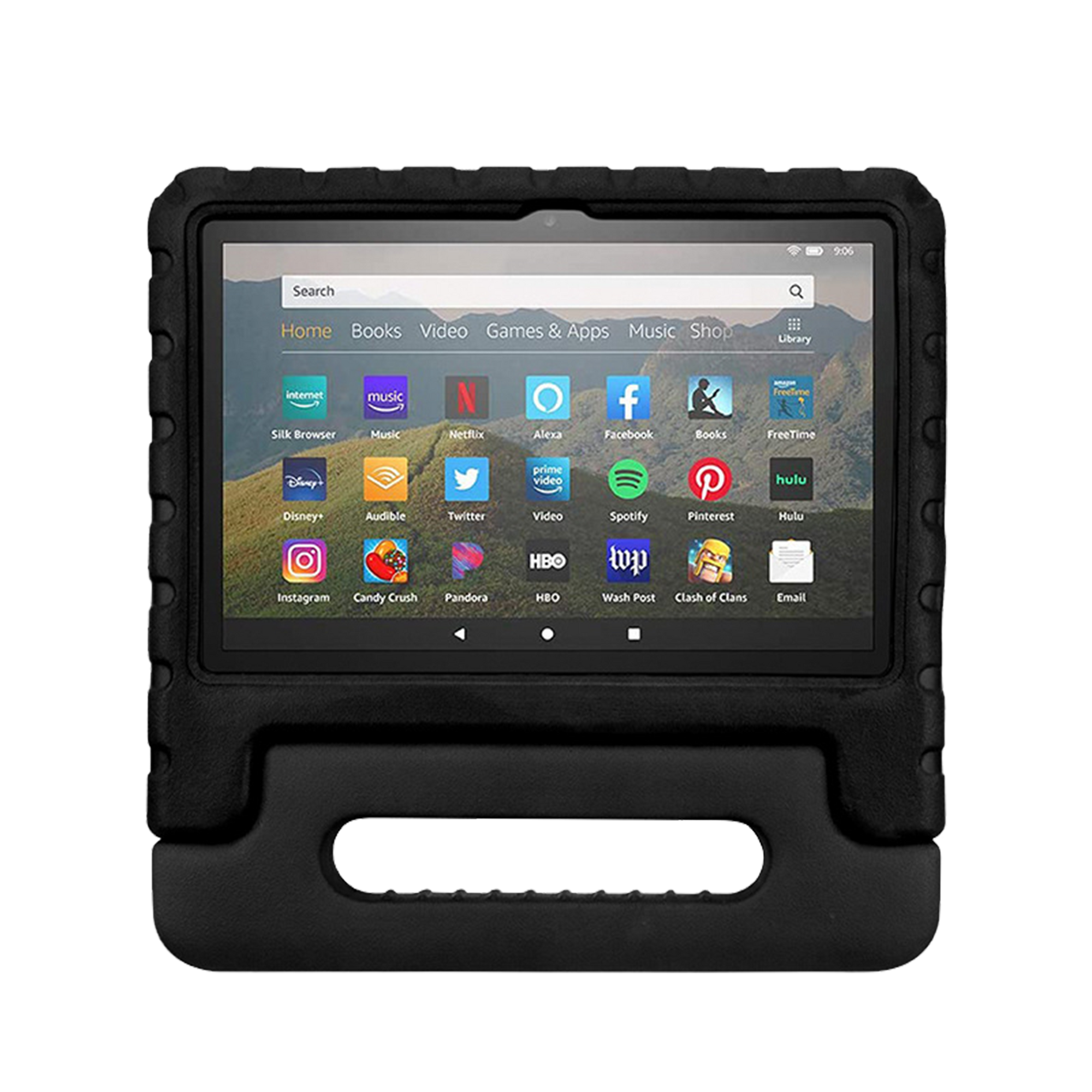 Rixus RXTC06 For IPad 2/3/4/9.7 Tablet Kids Case Black