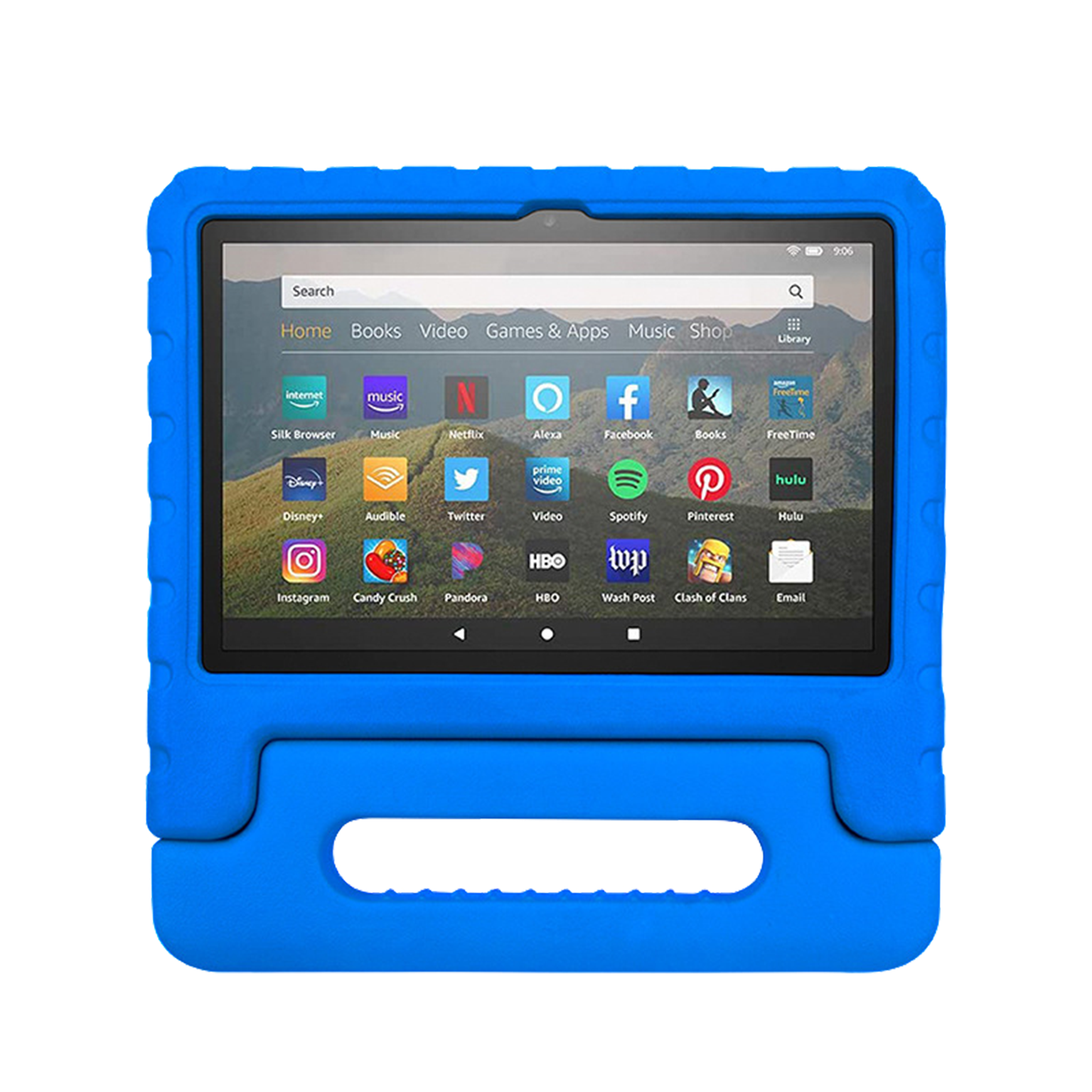 Rixus RXTC06 For iPad Air 1,9.7,iPad 5,iPad 2,9.7,iPad 6, iPad Pro 9,iPad 7 Tablet Kids Case Blue