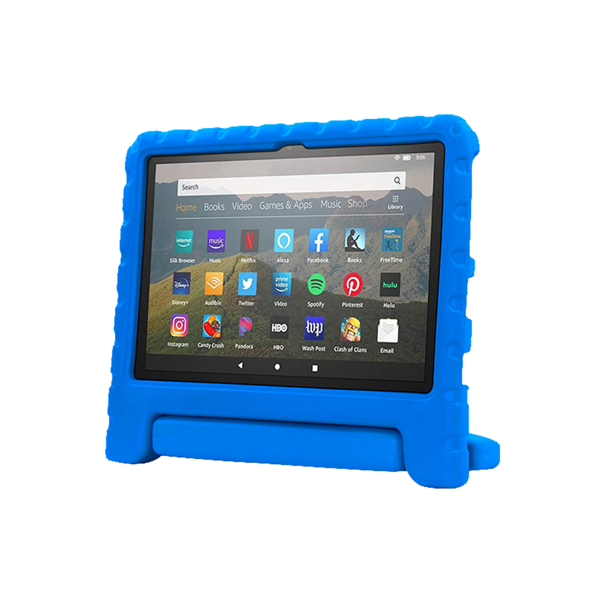 Rixus RXTC06 For iPad Air 1,9.7,iPad 5,iPad 2,9.7,iPad 6, iPad Pro 9,iPad 7 Tablet Kids Case Blue