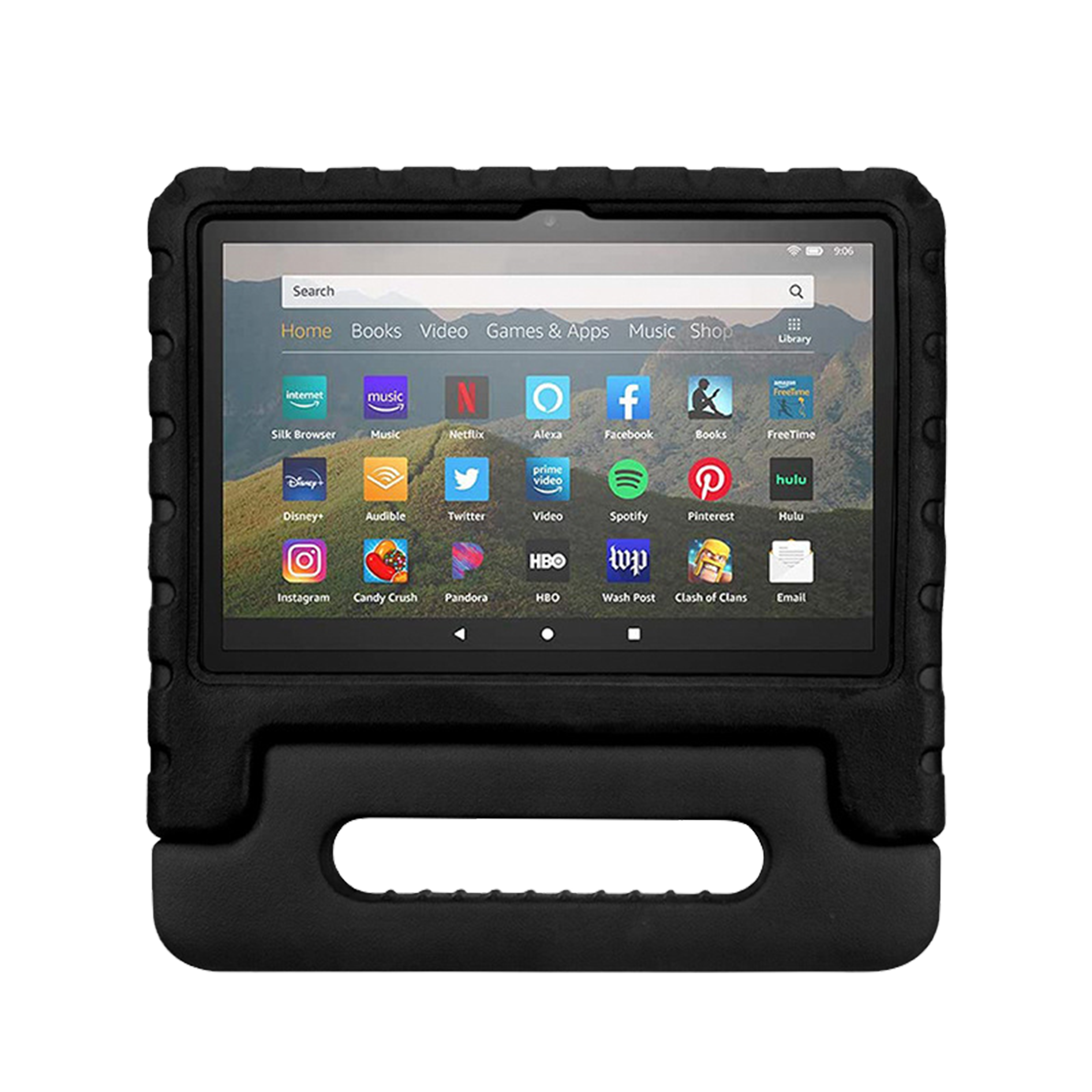 Rixus RXTC06 For iPad Mini 1, 2, 3, 4,5, 7.9 Tablet Kids Case Black