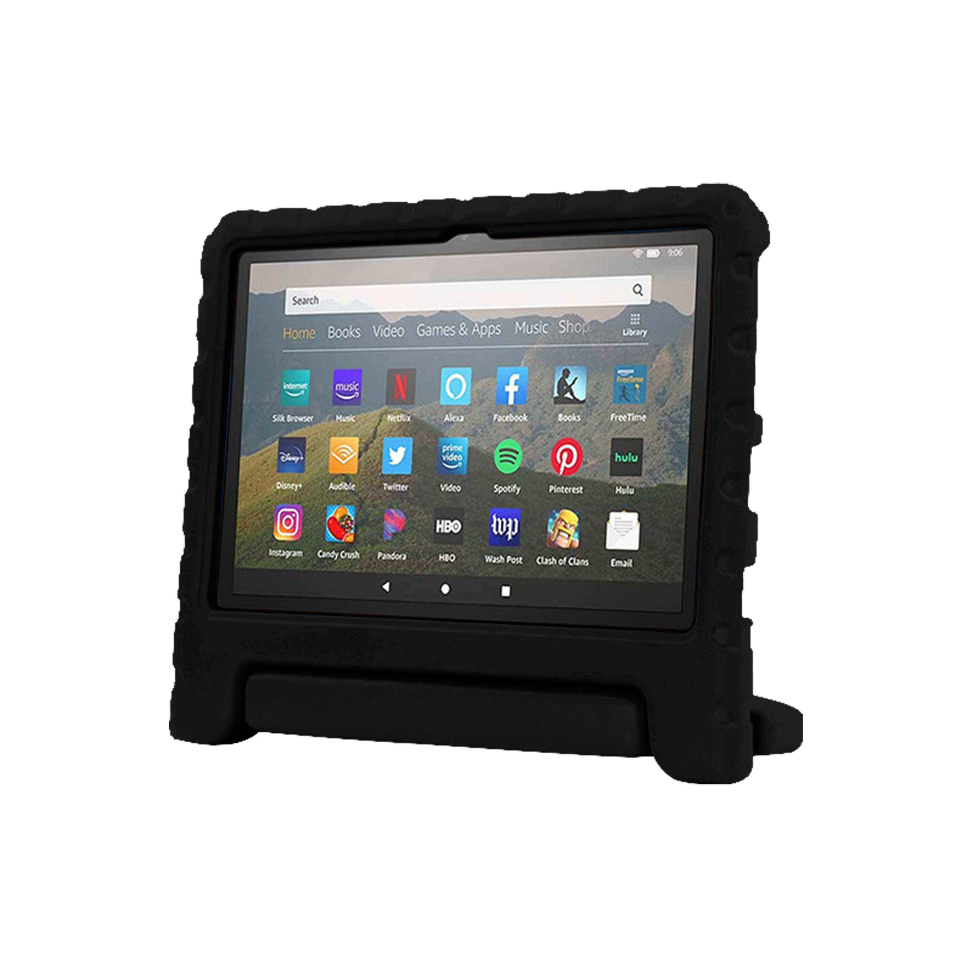 Rixus RXTC06 For iPad Mini 6, 8.3 Tablet Kids Case Black