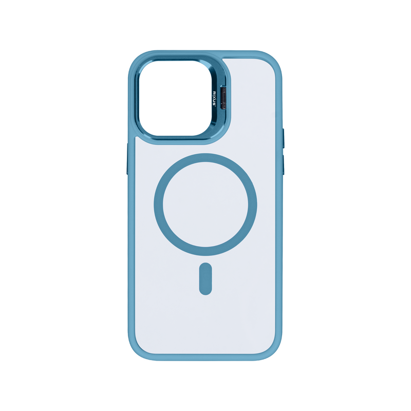 Rixus Classic 03 Case With MagSafe For iPhone 12 Pro Max Light Blue