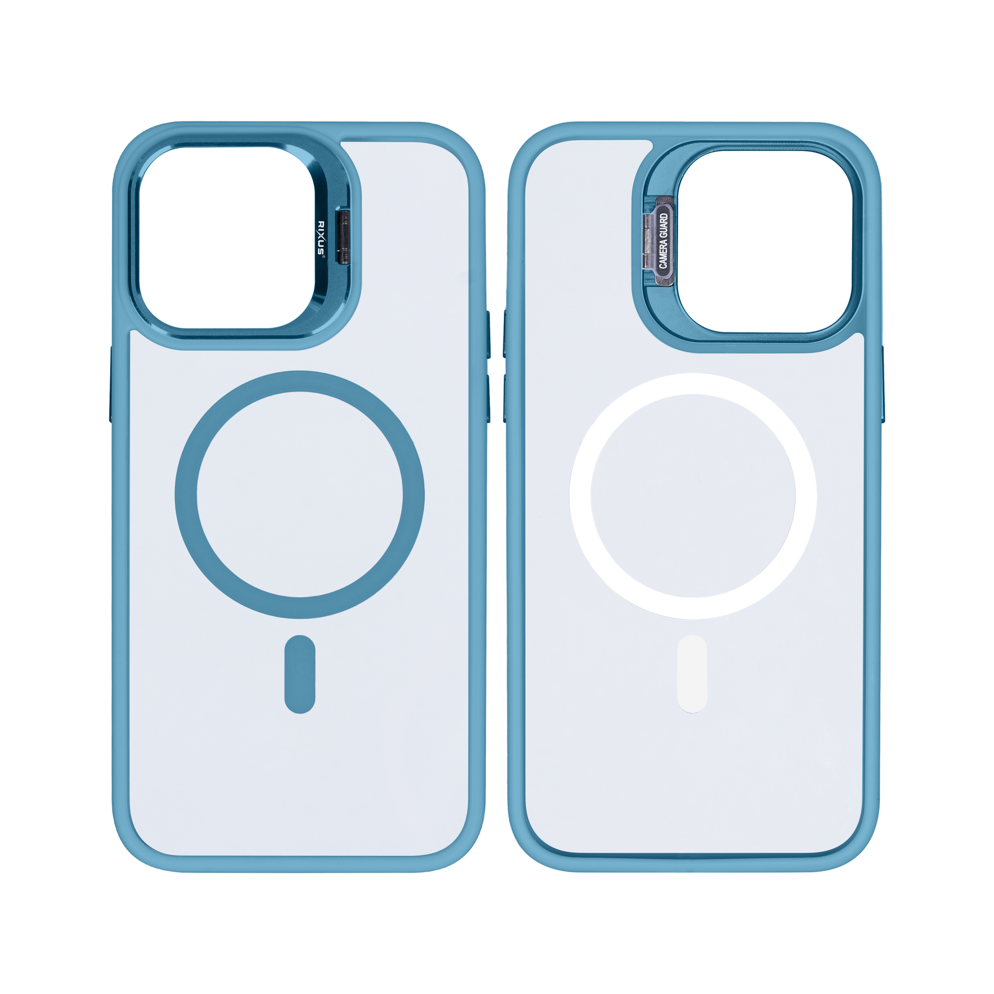 Rixus Classic 03 Case With MagSafe For iPhone 12 Pro Max Light Blue