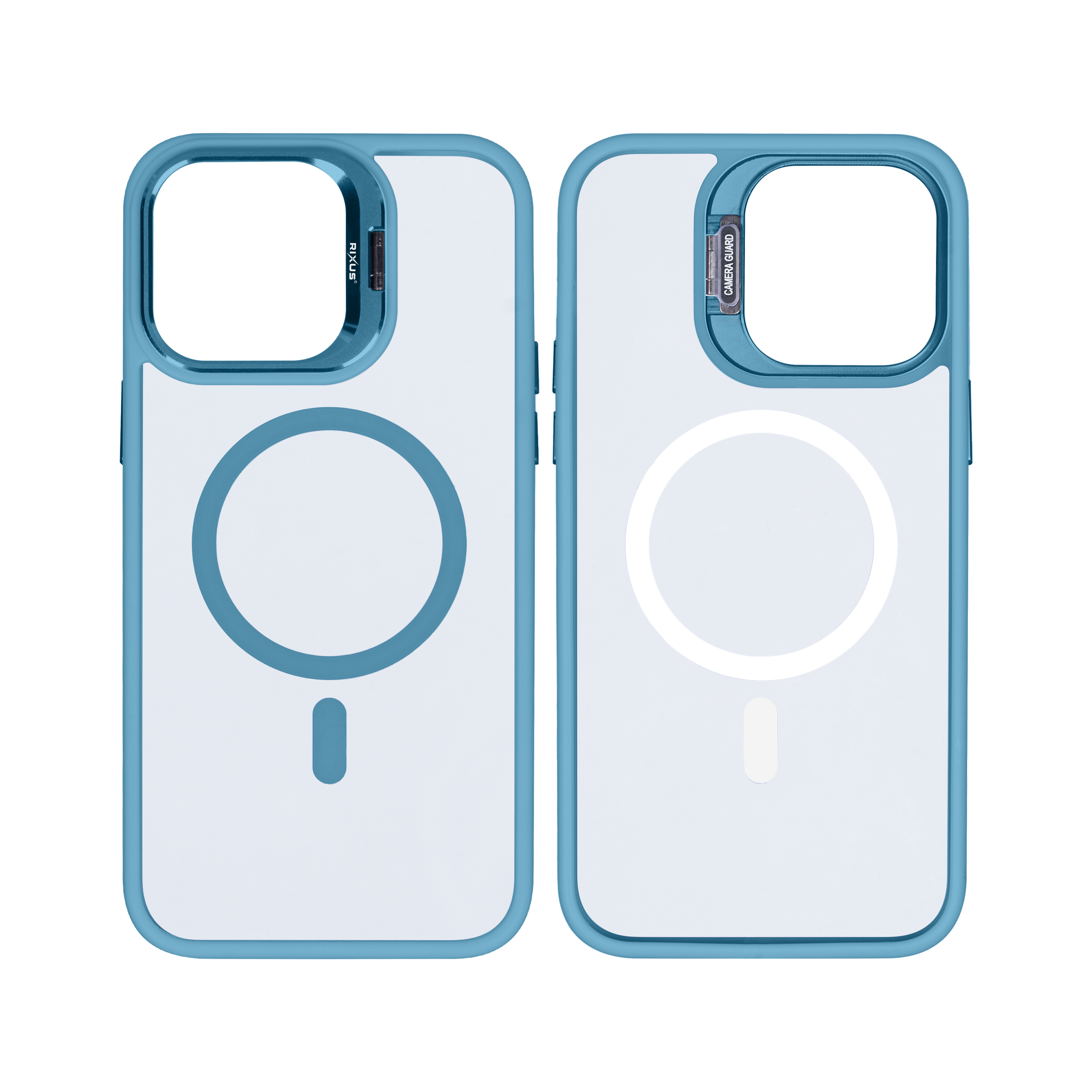 Rixus Classic 03 Case With MagSafe For iPhone 12 Pro Max Light Blue