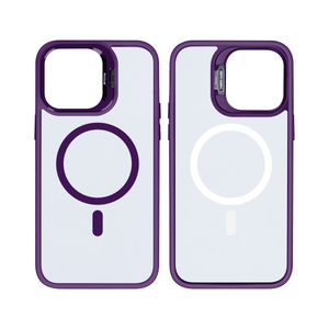 Rixus Classic 03 Case With MagSafe For iPhone 12 Pro Max Deep Purple