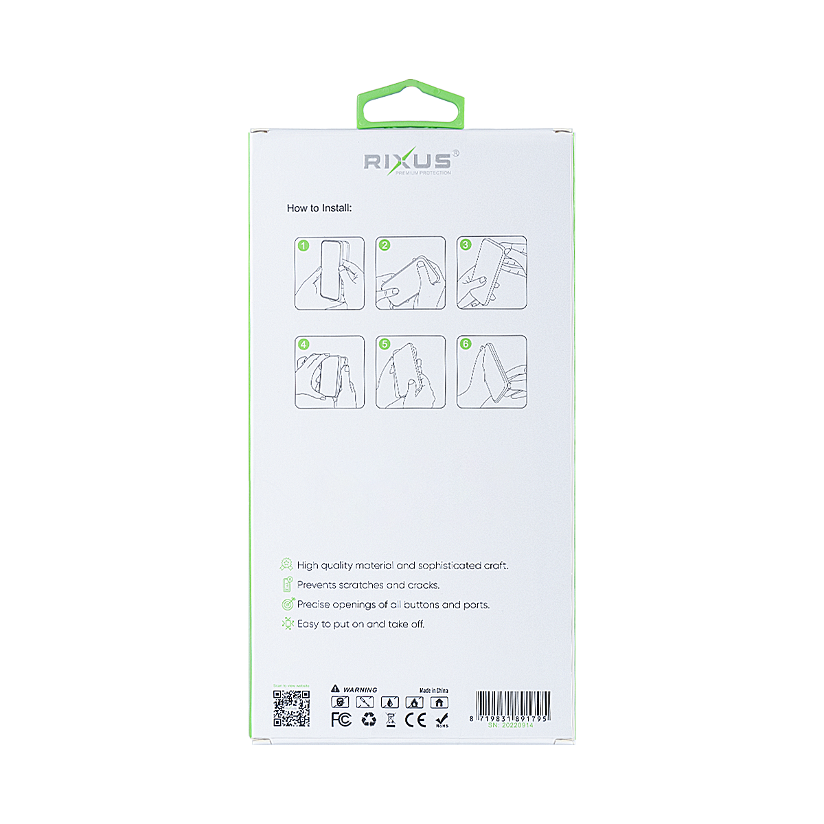 Rixus Clear Case With Magsafe For Samsung Galaxy Z Flip5