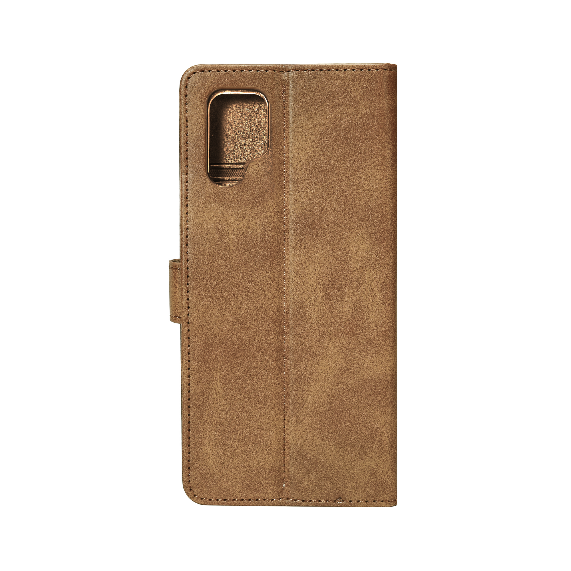 Rixus Bookcase For Samsung Galaxy S23 Ultra S918B Light Brown