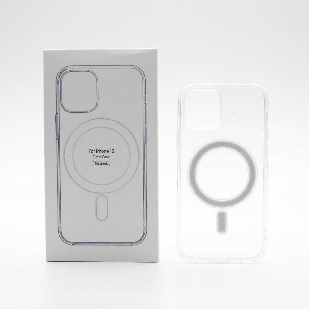 For IPhone 13 Magnetic Clear Case