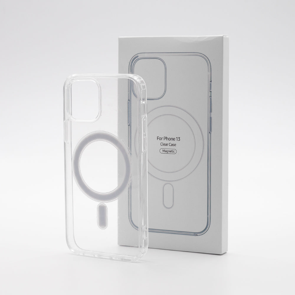 For IPhone 13 Magnetic Clear Case