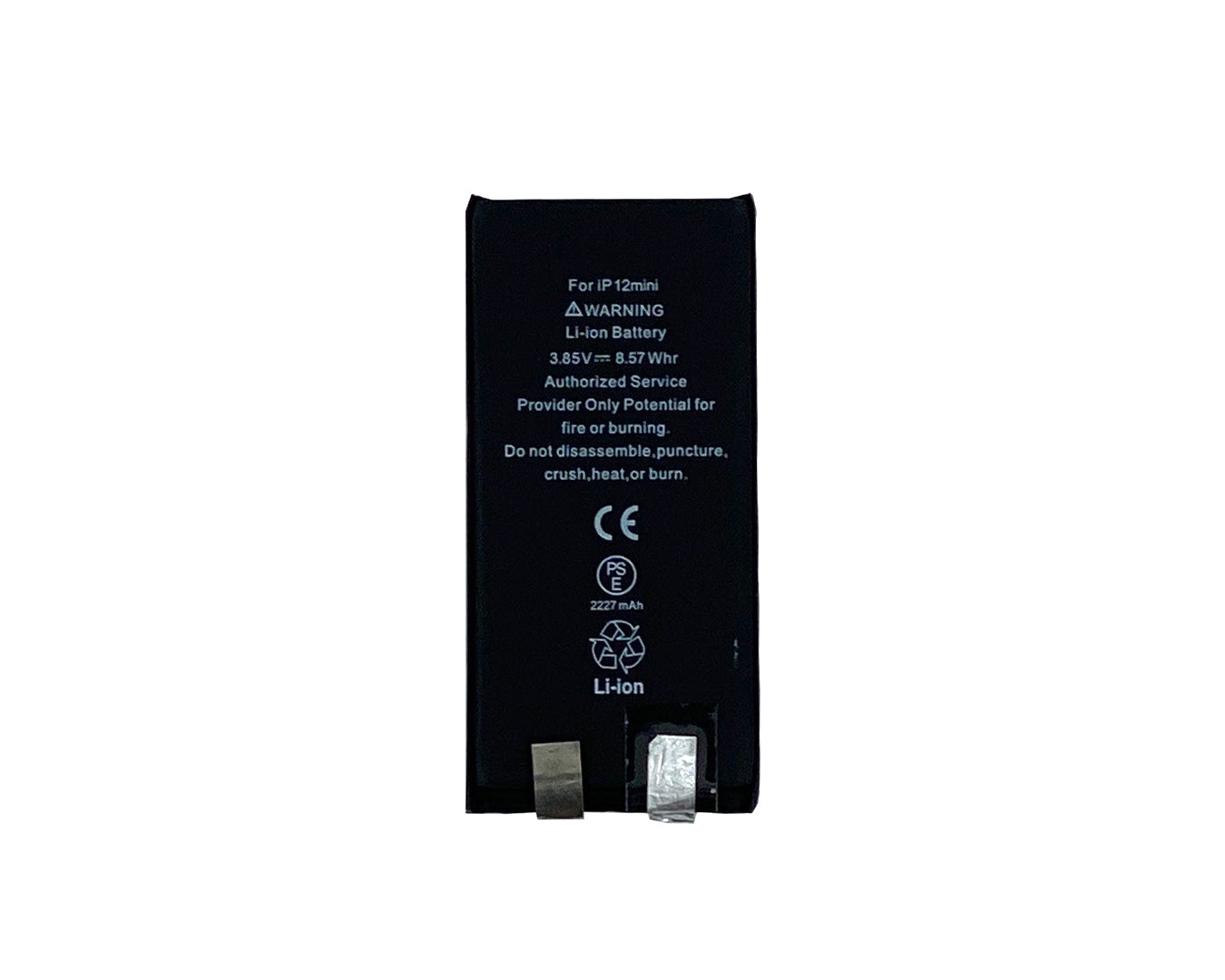 For iPhone 12 Mini Battery (Spot Welding Required) 2227mAh No BMS / IC