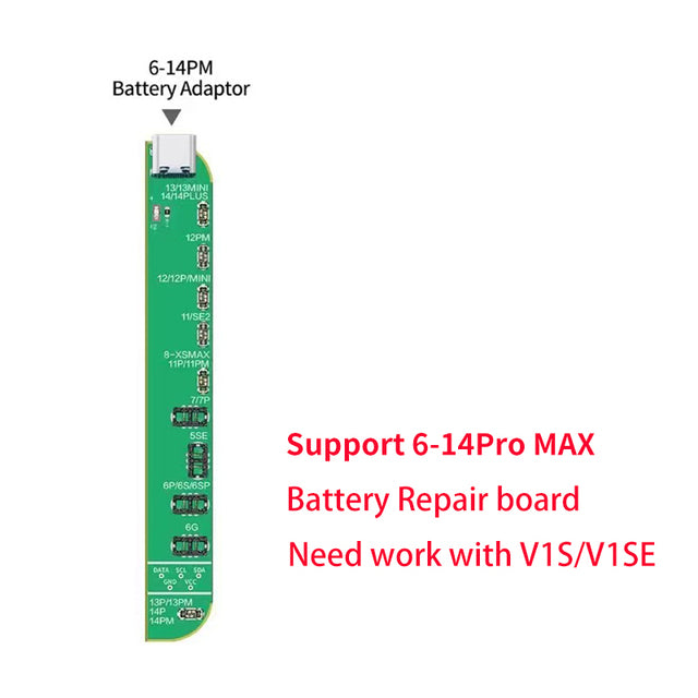 JCID V1S, V1SE Battery Detection Board For iPhone 8 - 15 Series