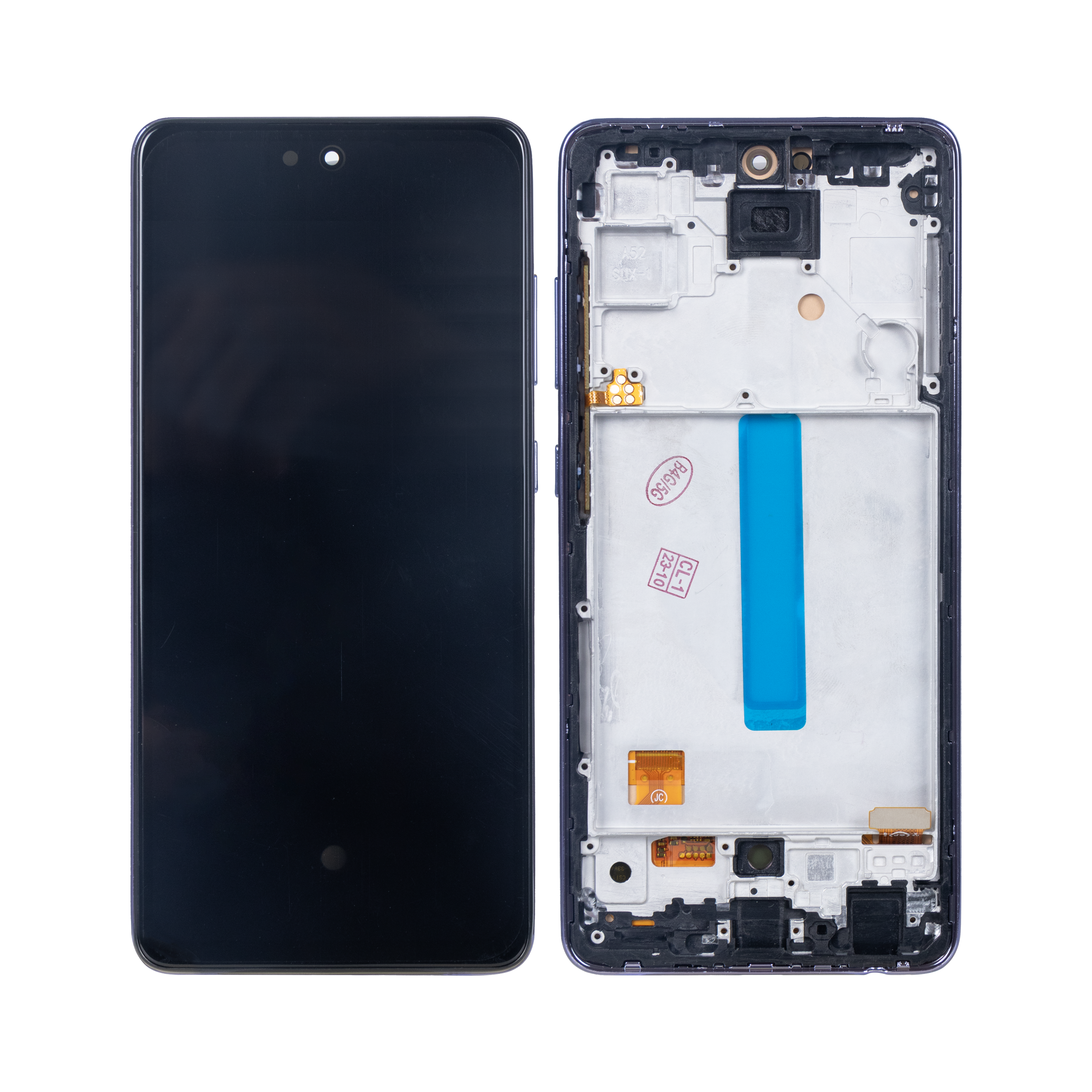 Samsung Galaxy A52 5G A526B, A52s 5G A528B Display And Digitizer With Frame Awesome Violet Soft-OLED