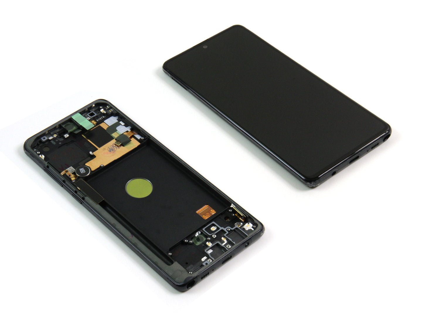 Samsung Galaxy Note 10 Lite N770F Display And Digitizer With Frame Aura Black Service Pack