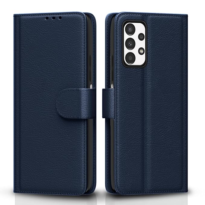 Rixus For Samsung Galaxy A13 5G PU Book Case Black