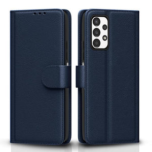 Rixus For Samsung Galaxy A13 5G PU Book Case Black