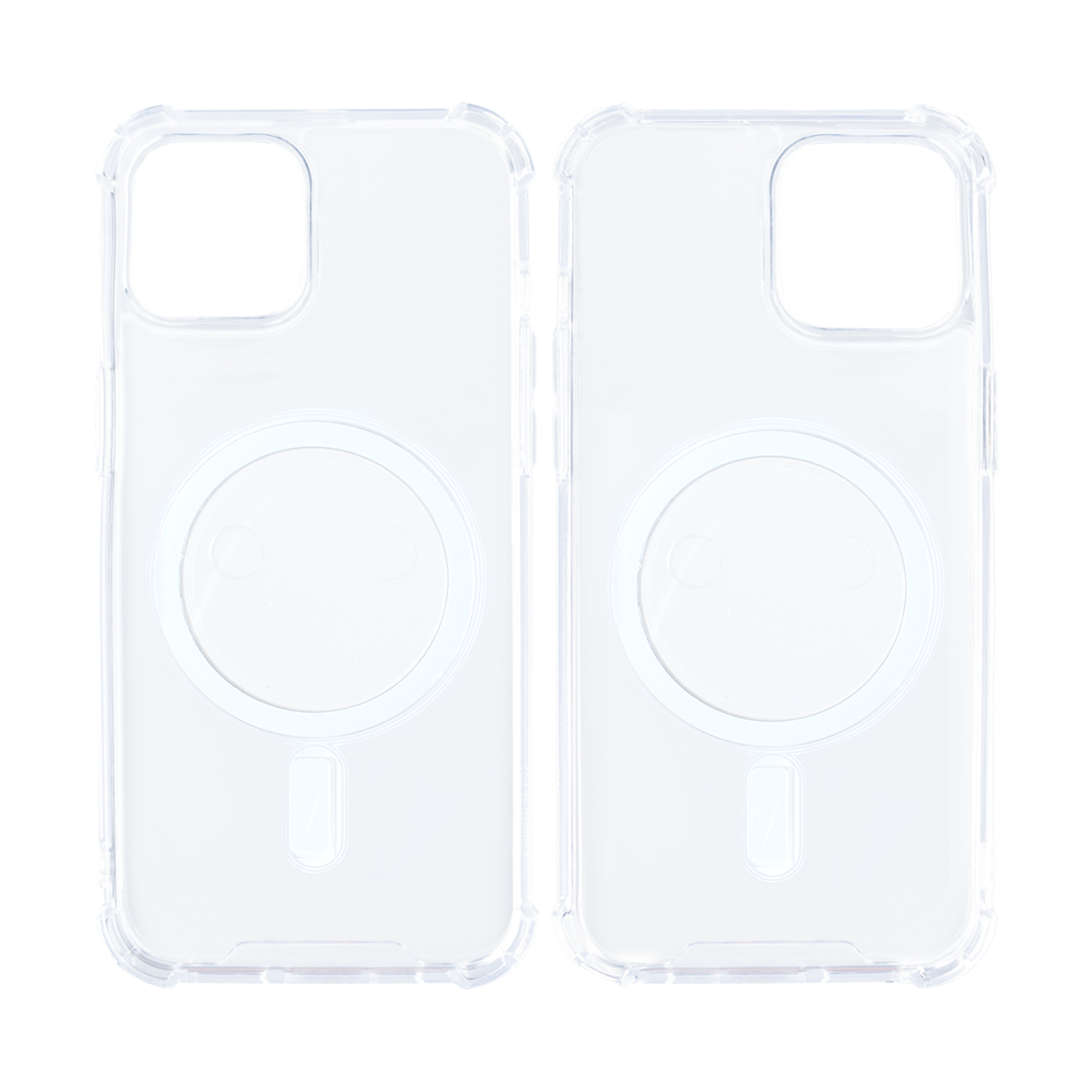 Rixus For iPhone 14 Pro Anti-Burst Case With Magsafe Transparent