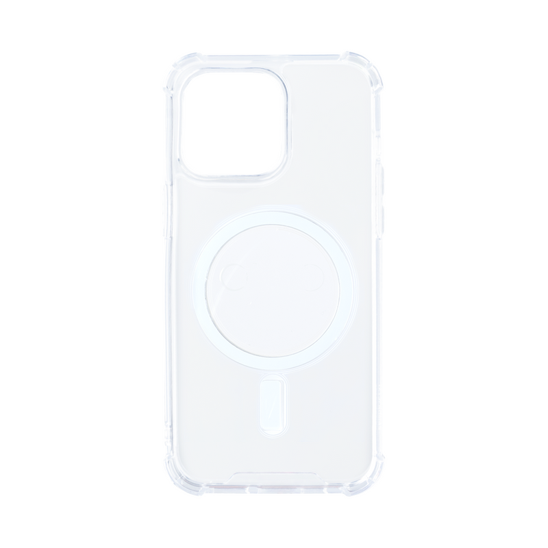 Rixus For iPhone 14 Pro Max Anti-Burst Case With Magsafe Transparent