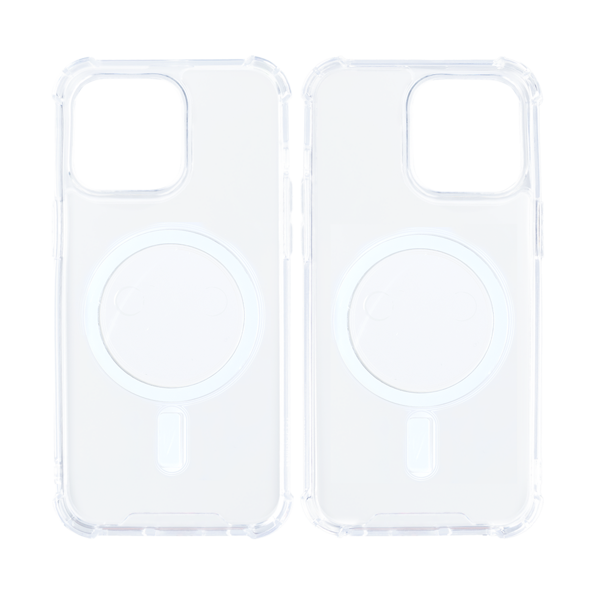 Rixus For iPhone 14 Pro Max Anti-Burst Case With Magsafe Transparent