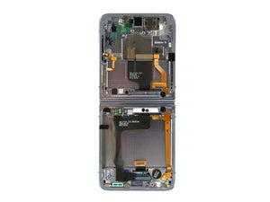 Samsung Galaxy Z Flip4 F721B Display And Digitizer With Frame Blue Service Pack