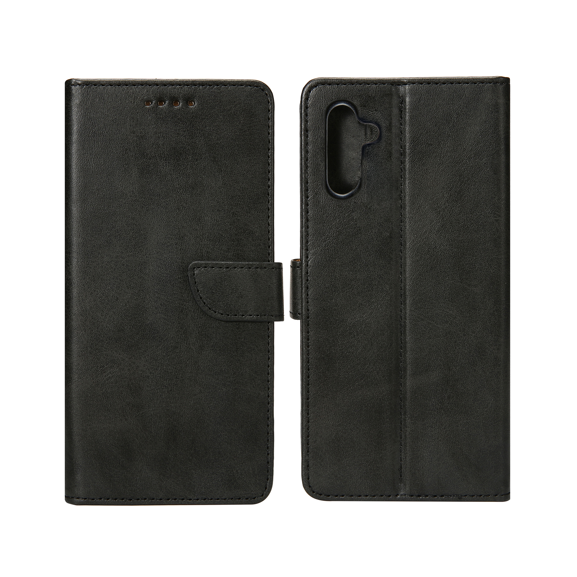 Rixus Bookcase For Samsung Galaxy A15 5G A156B Black