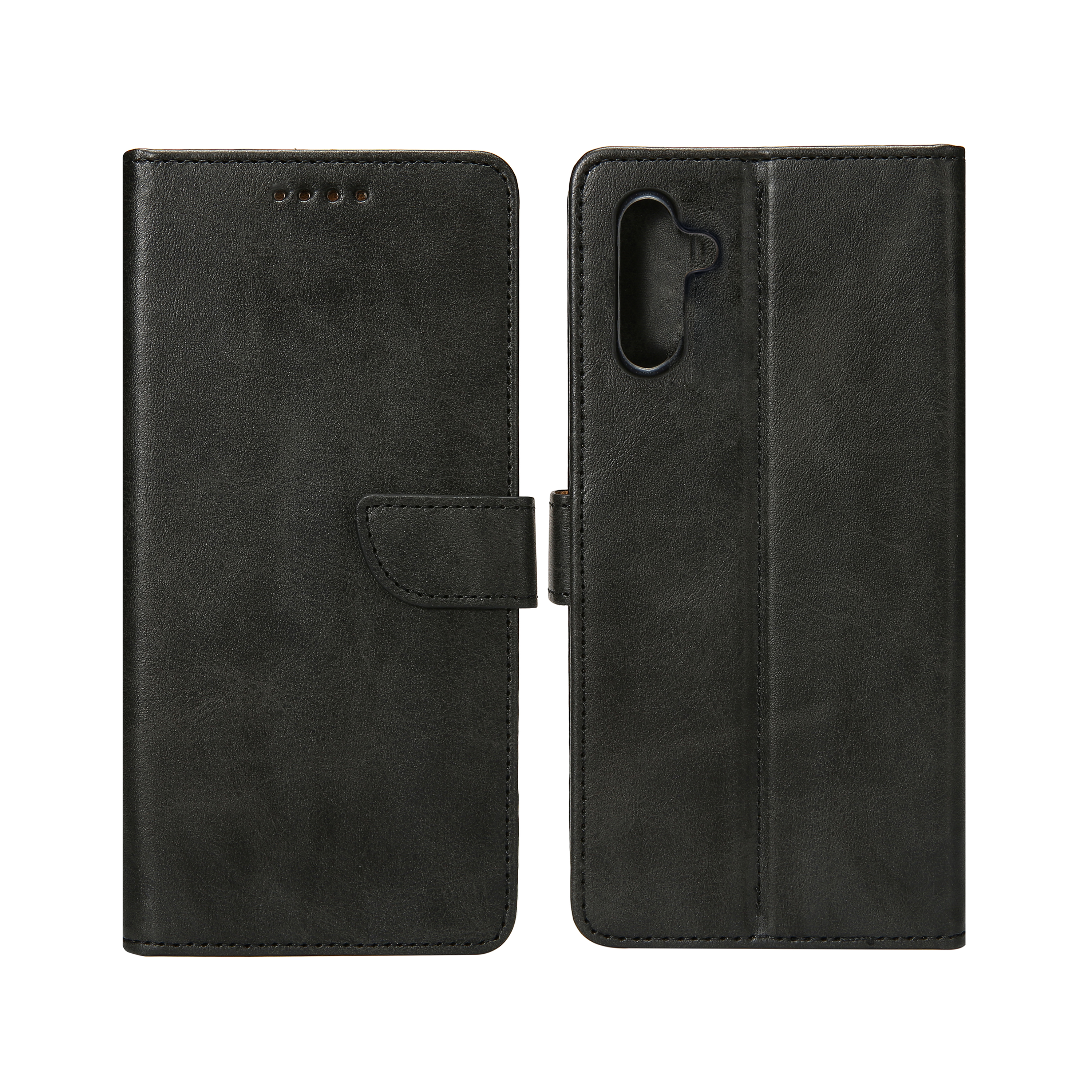 Rixus Bookcase For Samsung Galaxy A55 5G A556B Black