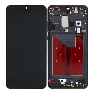 Huawei Mate 20 Display And Digitizer With Frame Black OEM