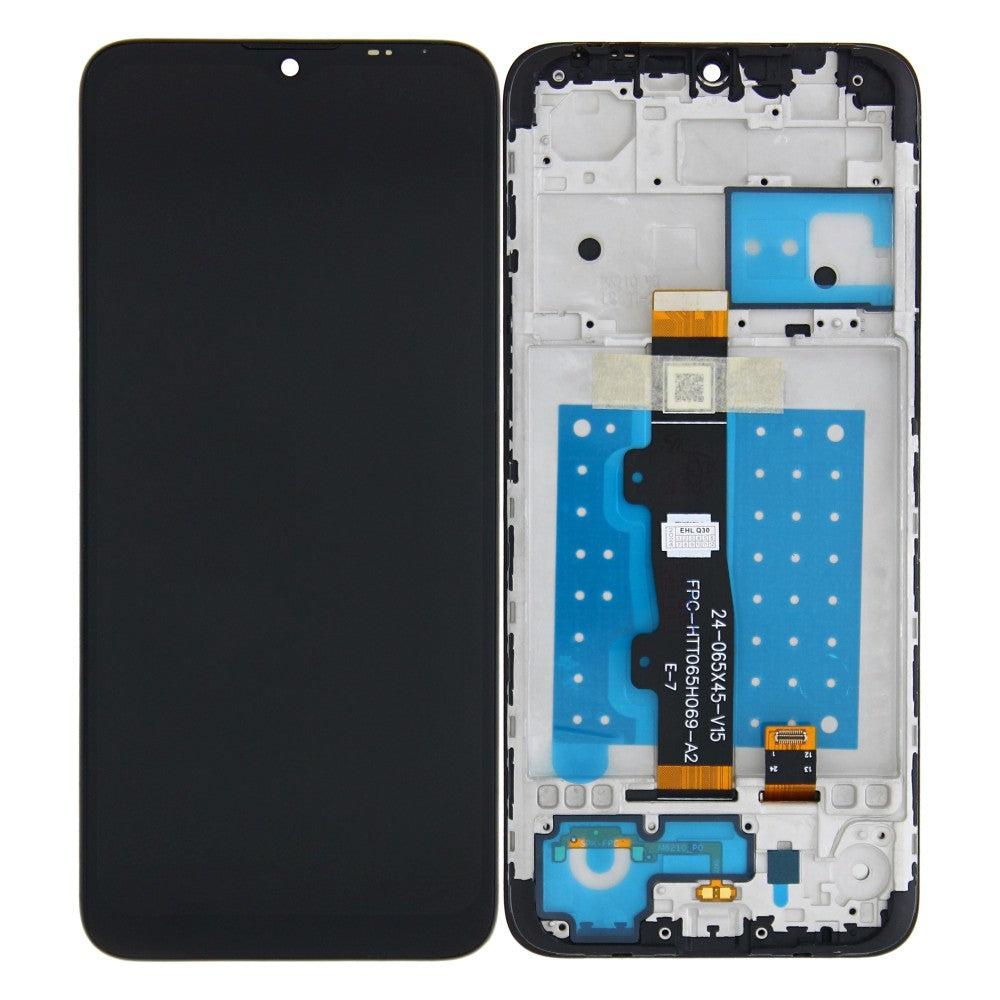 Motorola Moto E7 (XT2095, XT2095-2) Display And Digitizer With Frame Mineral Gray OEM