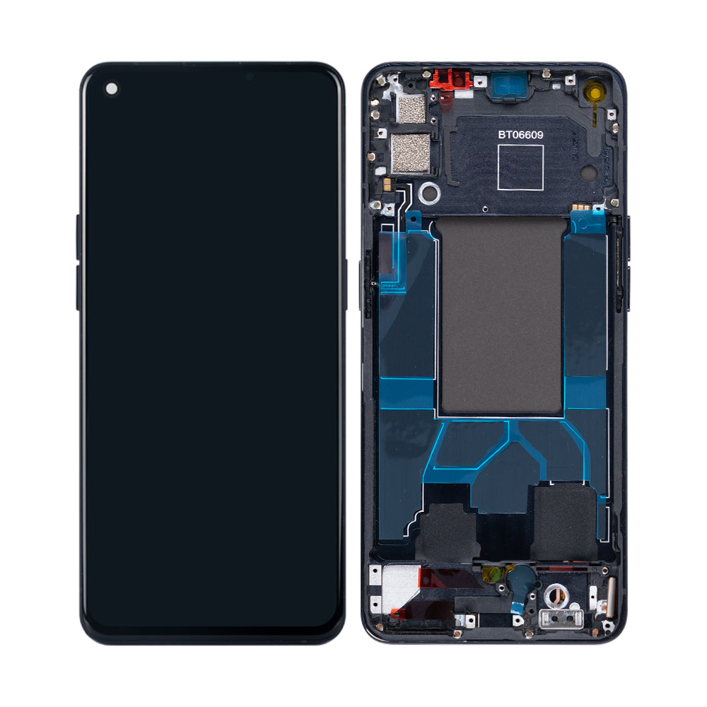 Oppo Reno 6 5G CPH2251 Display And Digitizer With Frame Stellar Black Hard-OLED