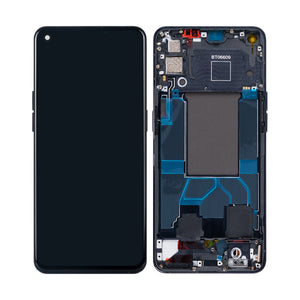 Oppo Reno 6 5G CPH2251 Display And Digitizer With Frame Stellar Black Hard-OLED