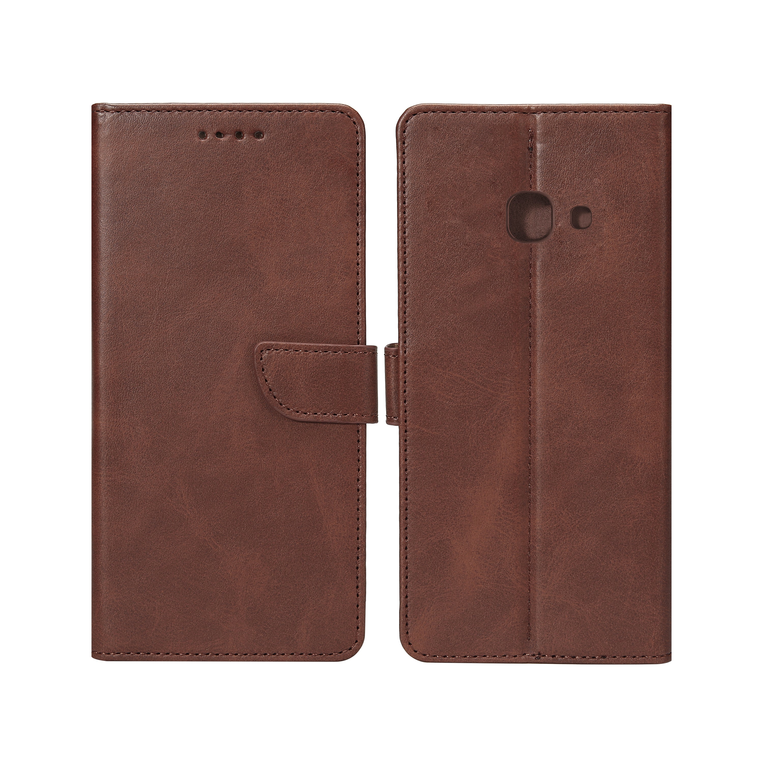 Rixus Bookcase For Samsung Galaxy A5 A520F Brown