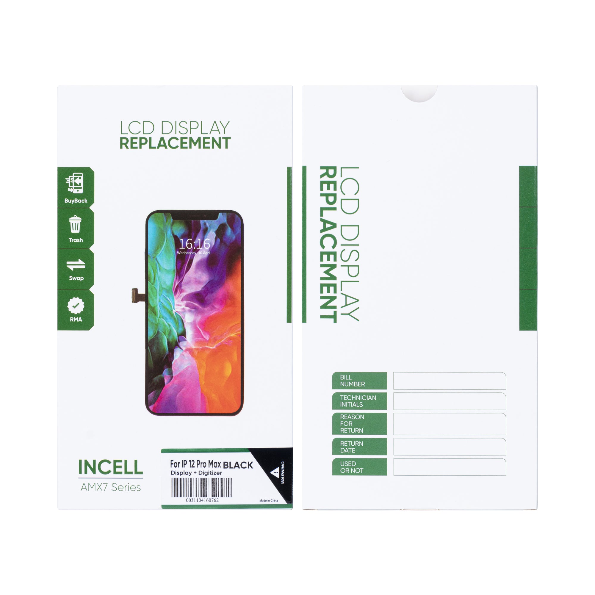 For iPhone 12 Pro Max Display Top In-Cell