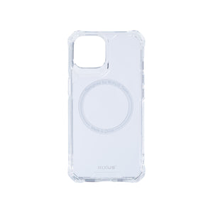 Rixus For iPhone 14 Plus Armor-X Anti Shock Case With MagSafe Transparent