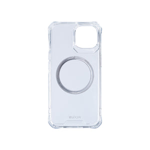 Rixus For iPhone 14 Plus Armor-X Anti Shock Case With MagSafe Transparent