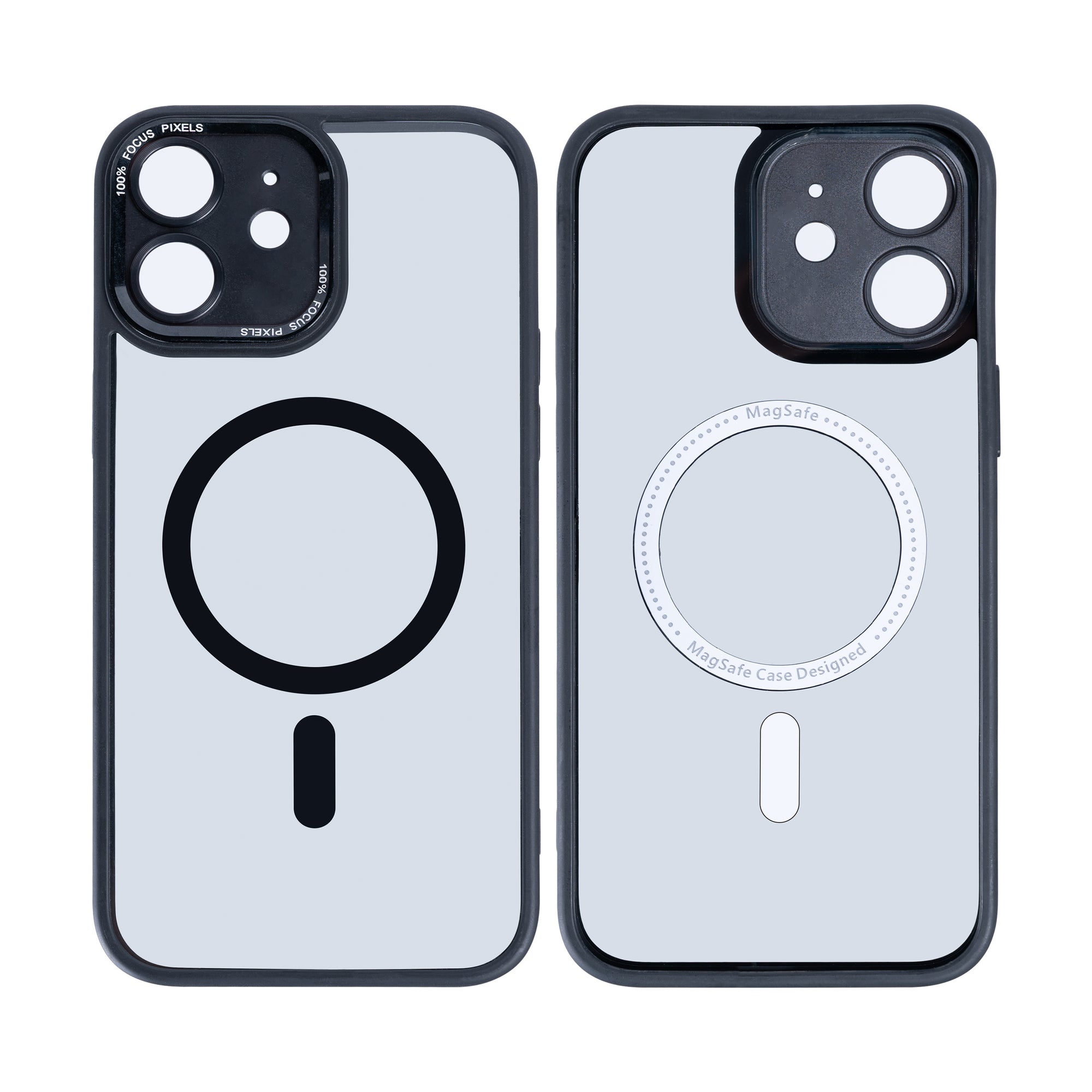 Rixus Classic 04 Case With MagSafe For iPhone 12 Black