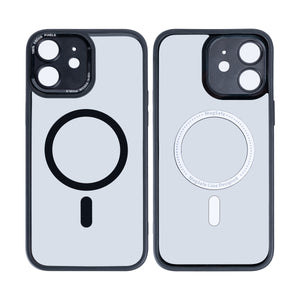 Rixus Classic 04 Case With MagSafe For iPhone 12 Black