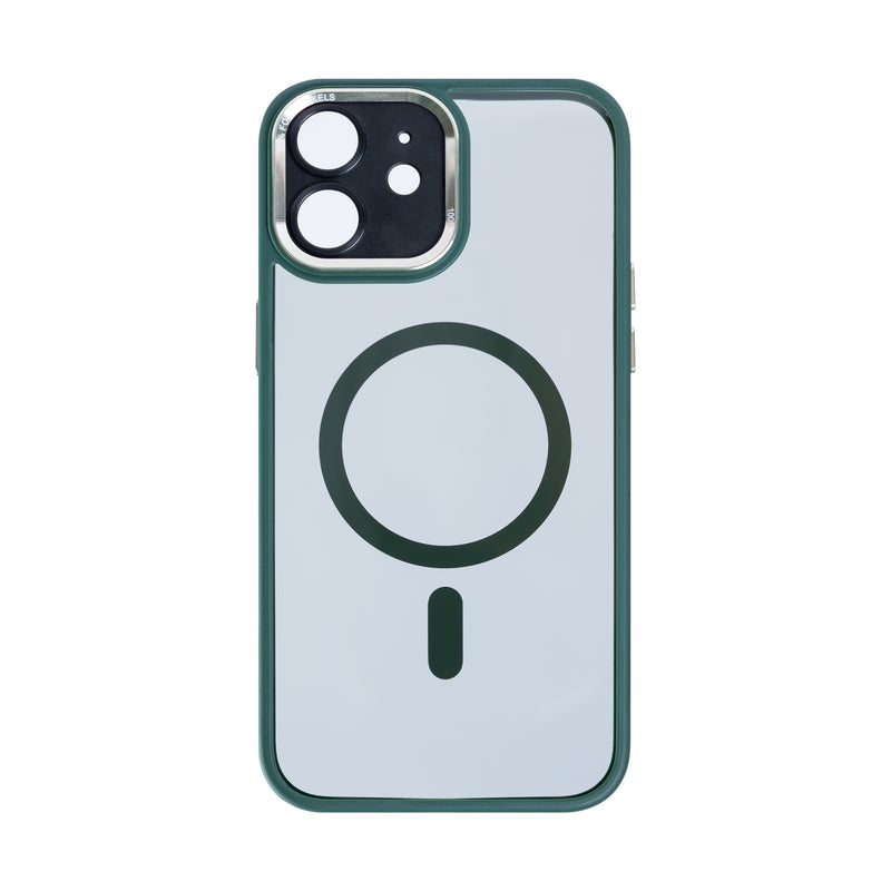 Rixus Classic 04 Case With MagSafe For iPhone 12 Dark Green
