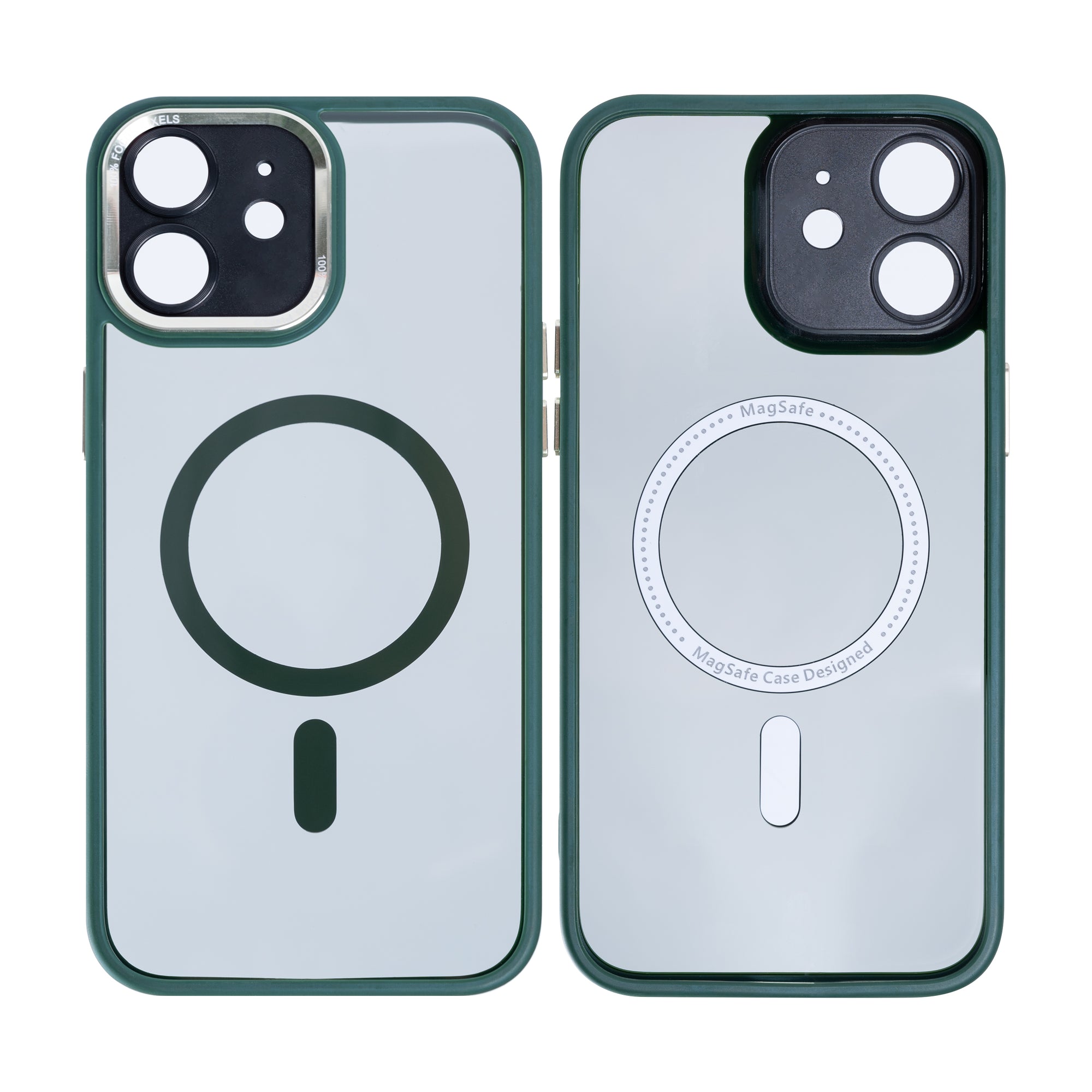 Rixus Classic 04 Case With MagSafe For iPhone 12 Dark Green