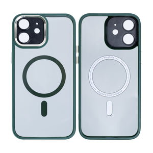 Rixus Classic 04 Case With MagSafe For iPhone 12 Dark Green